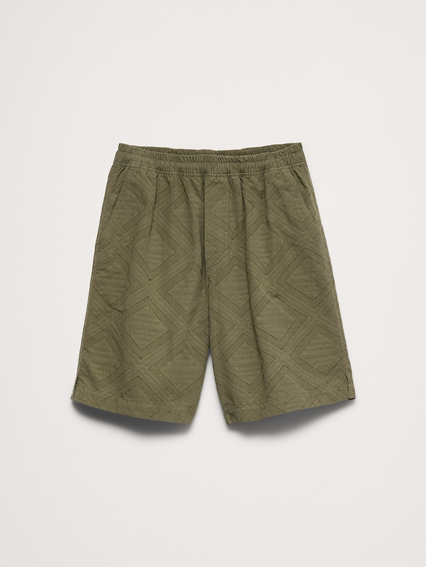Image number 5 showing, 11" Cotton Jacquard Pull-On Short