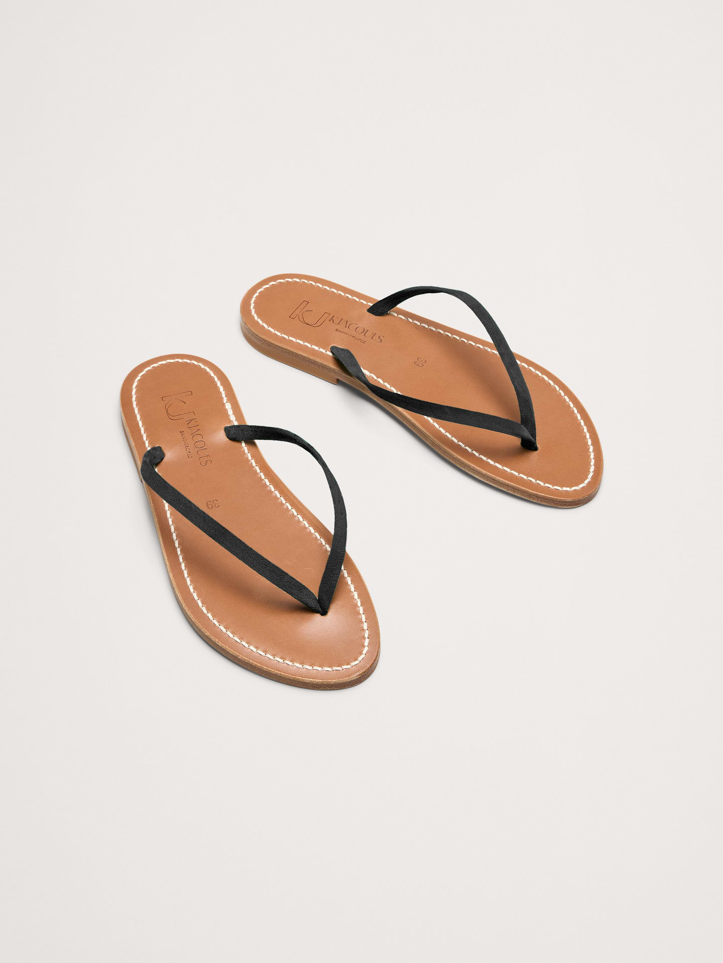 Image number 7 showing, Venise Leather Flip Flop by K Jacques