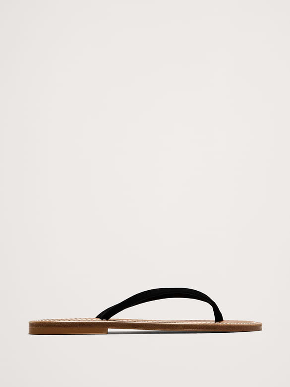 Venise Leather Flip Flop by K Jacques