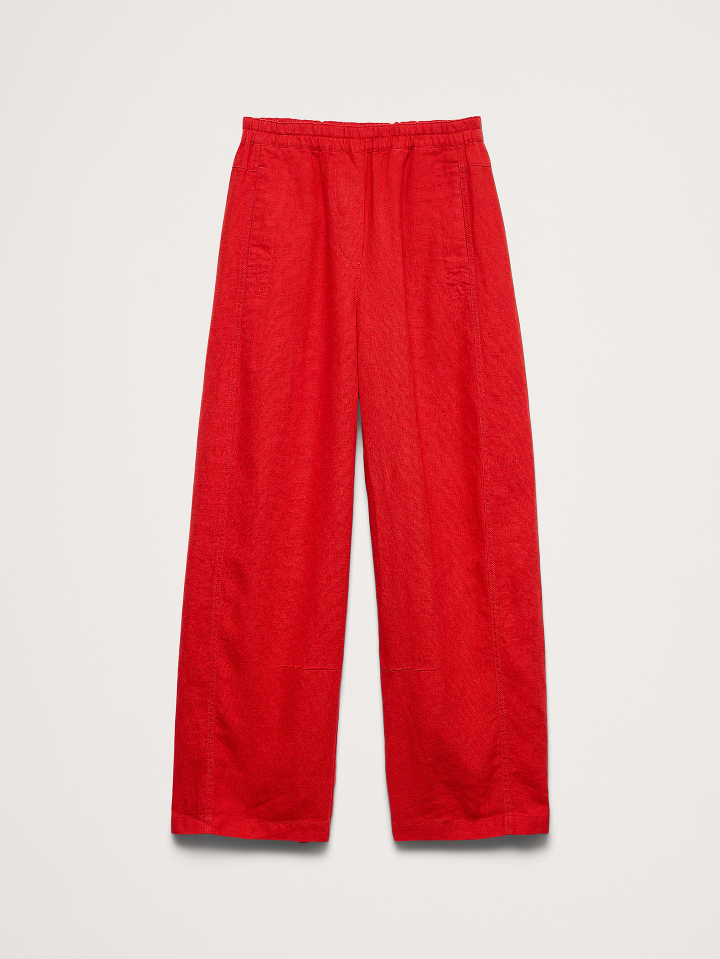 Image number 8 showing, Mid-Rise Relaxed Painter Pull-On Pant in Linen
