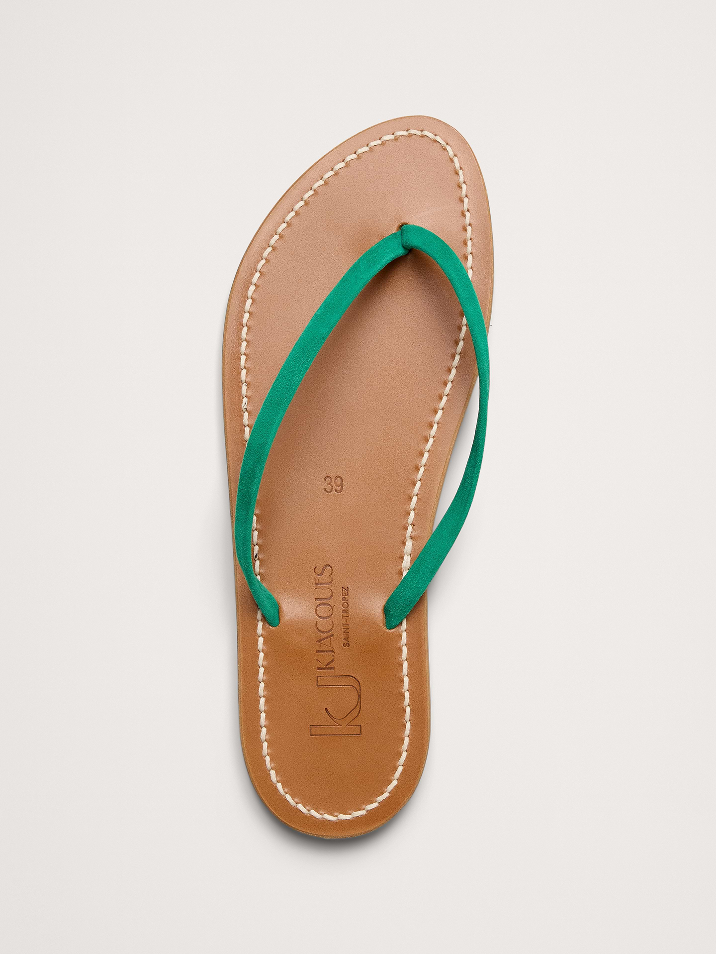 Image number 3 showing, Venise Leather Flip Flop by K Jacques