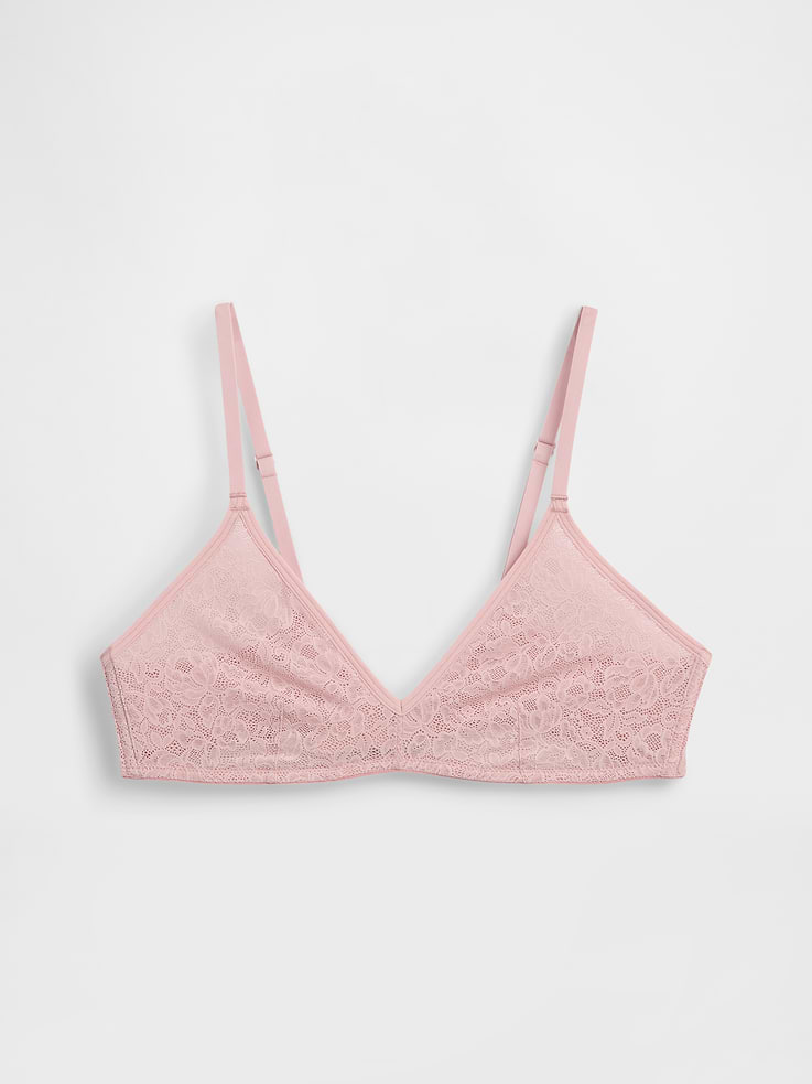 Image number 5 showing, Softest Lace Plunge Bralette
