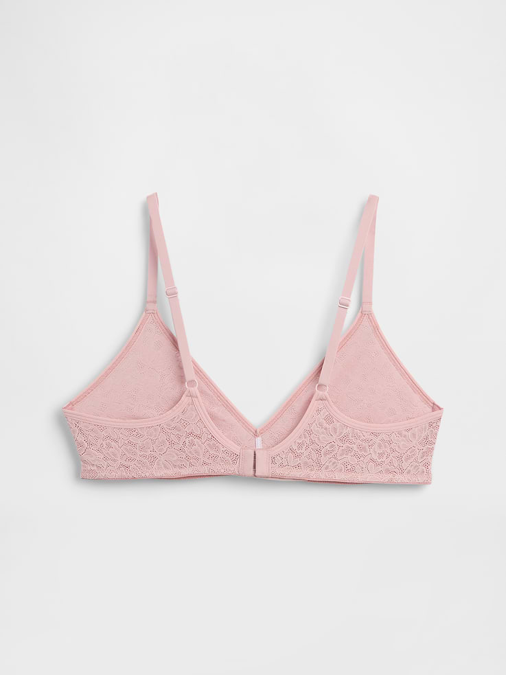 Image number 6 showing, Softest Lace Plunge Bralette