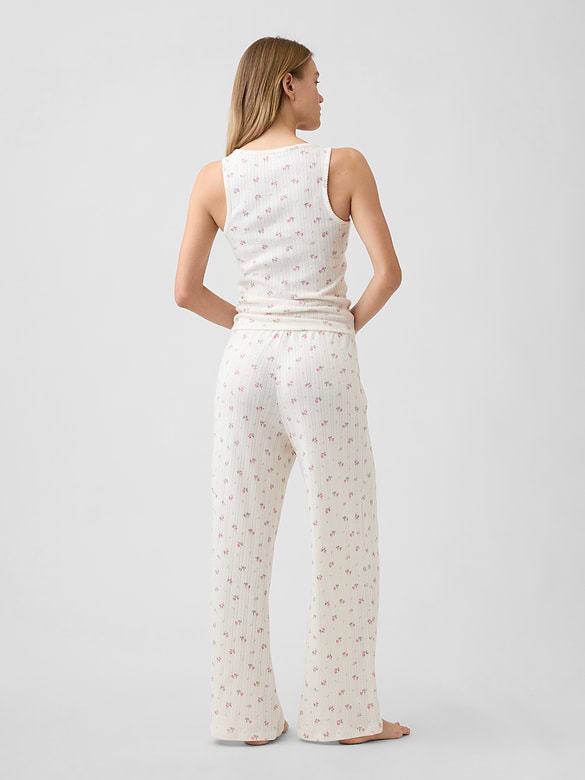 Relaxed Pointelle PJ Pants