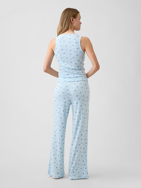 Relaxed Pointelle PJ Pants
