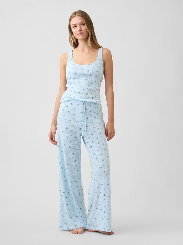 Relaxed Pointelle PJ Pants