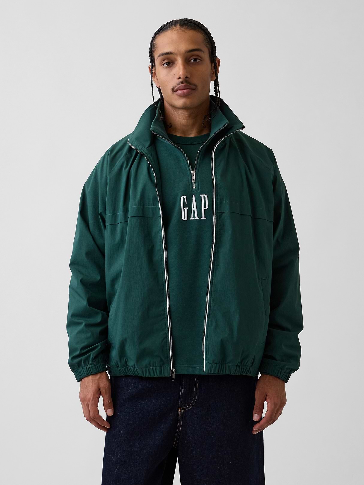 Jacket ￼GAP S P Oversized Track Jacket | Gap