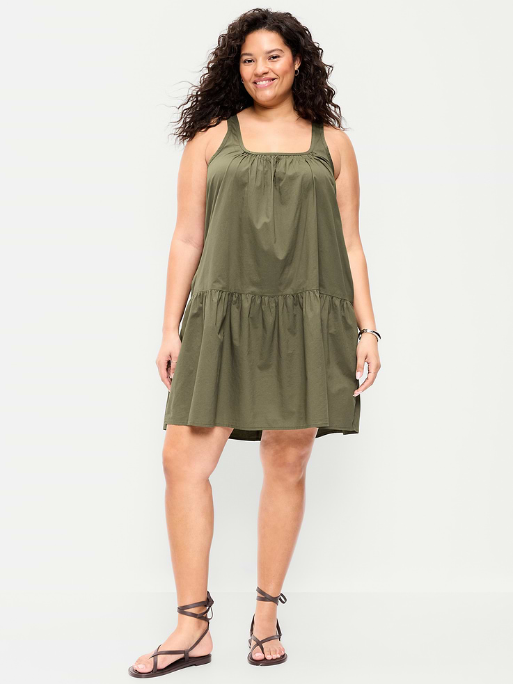 Image number 9 showing, Drop-Waist Swing Mini Dress