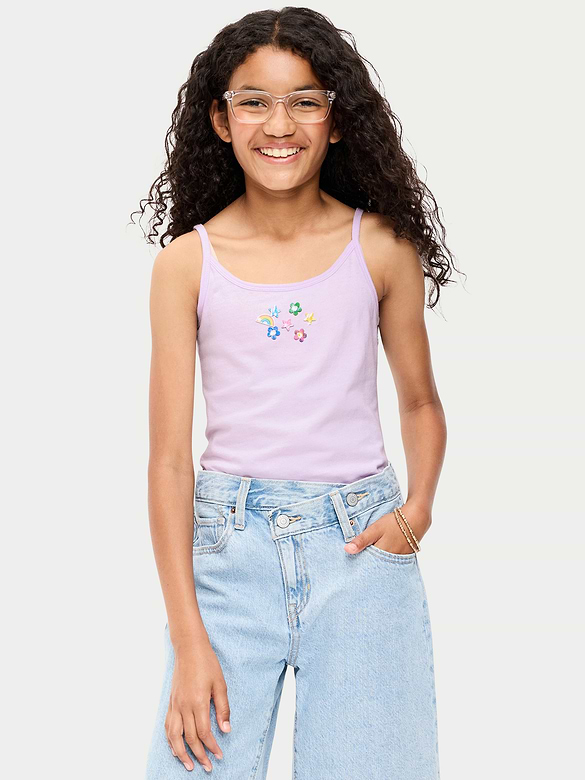 Fitted Graphic Cami for Girls