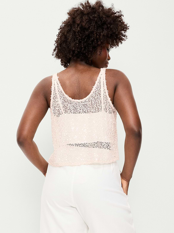 Sequin Tank Top