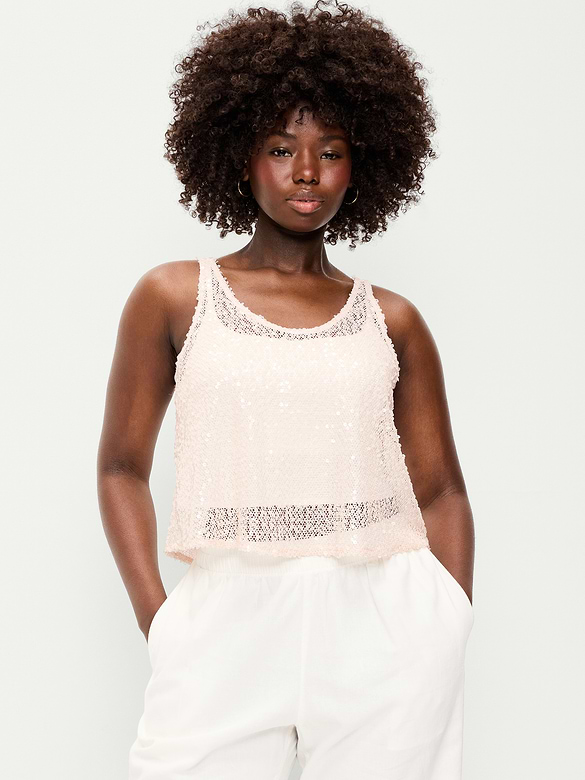 Sequin Tank Top
