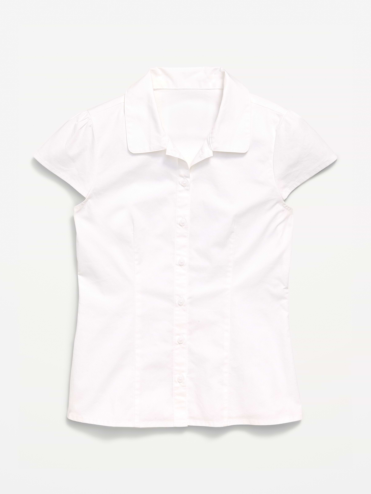 Image number 2 showing, School Uniform Short-Sleeve Top for Girls
