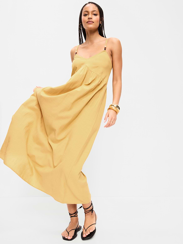 Sleeveless Boho Maxi Dress
