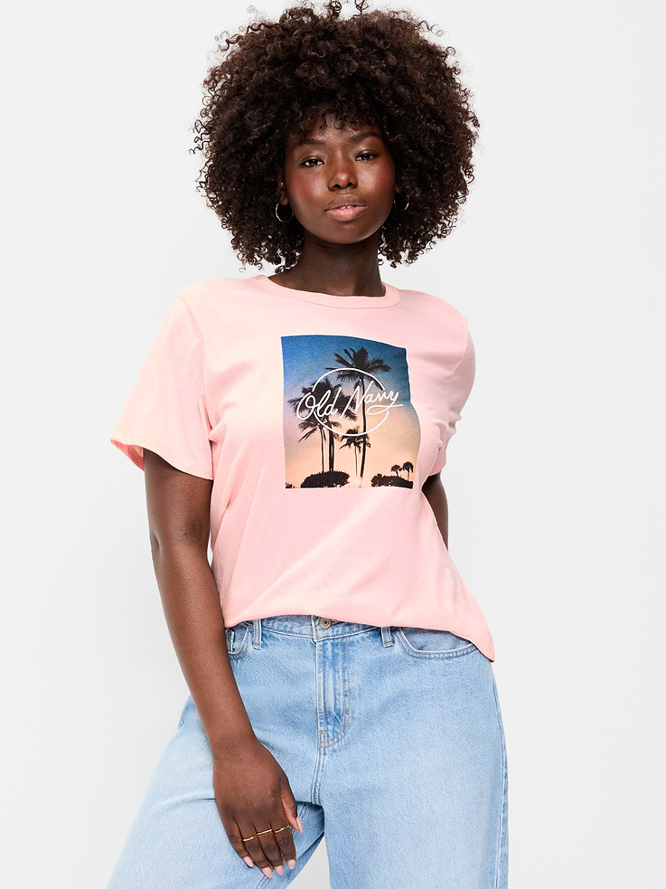 Image number 6 showing, EveryWear Crew-Neck Logo-Graphic T-Shirt