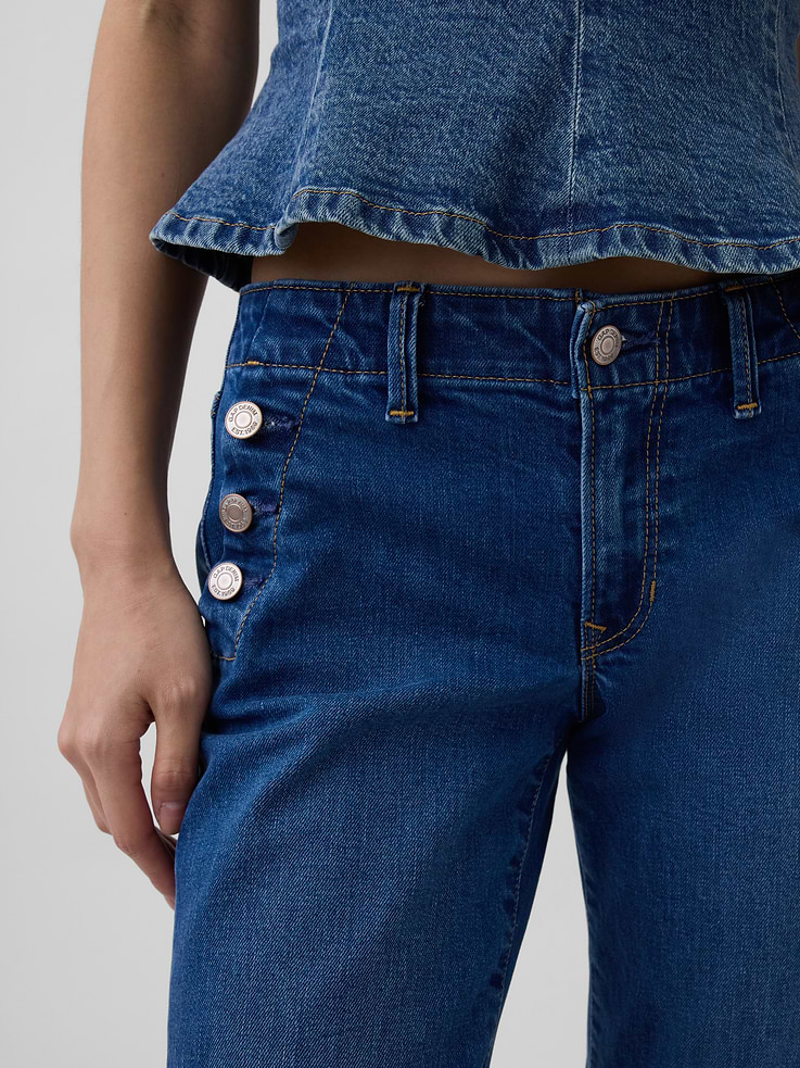 Image number 5 showing, Low Rise Long & Lean Sailor Jeans