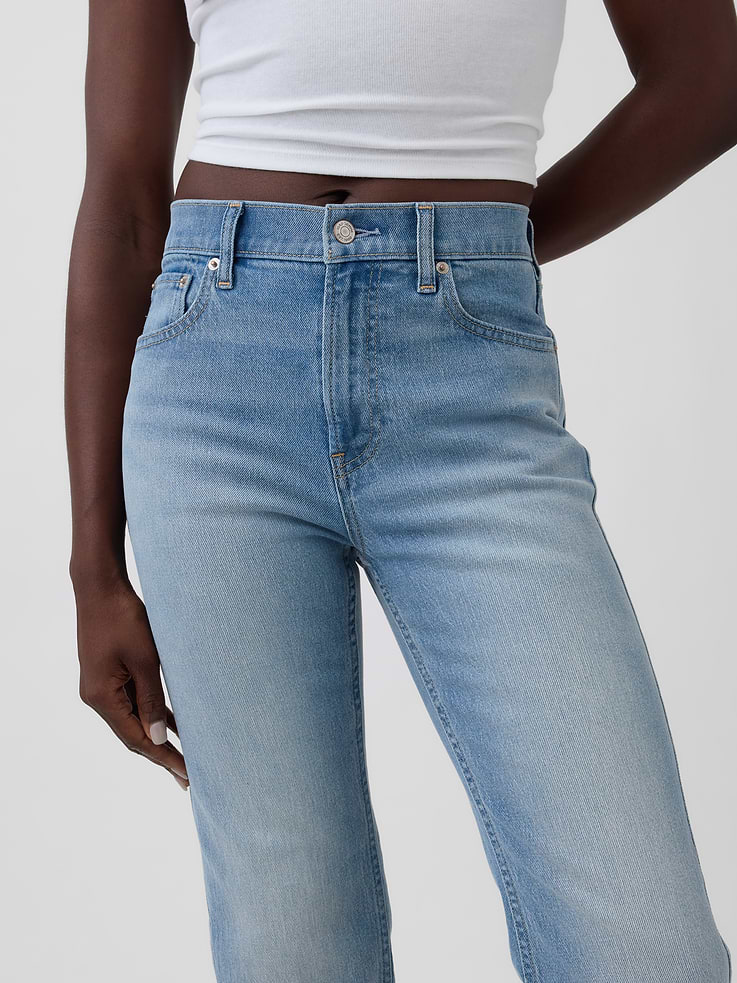 Image number 5 showing, High Rise Twisted-Seam '90s Slim Straight Jeans