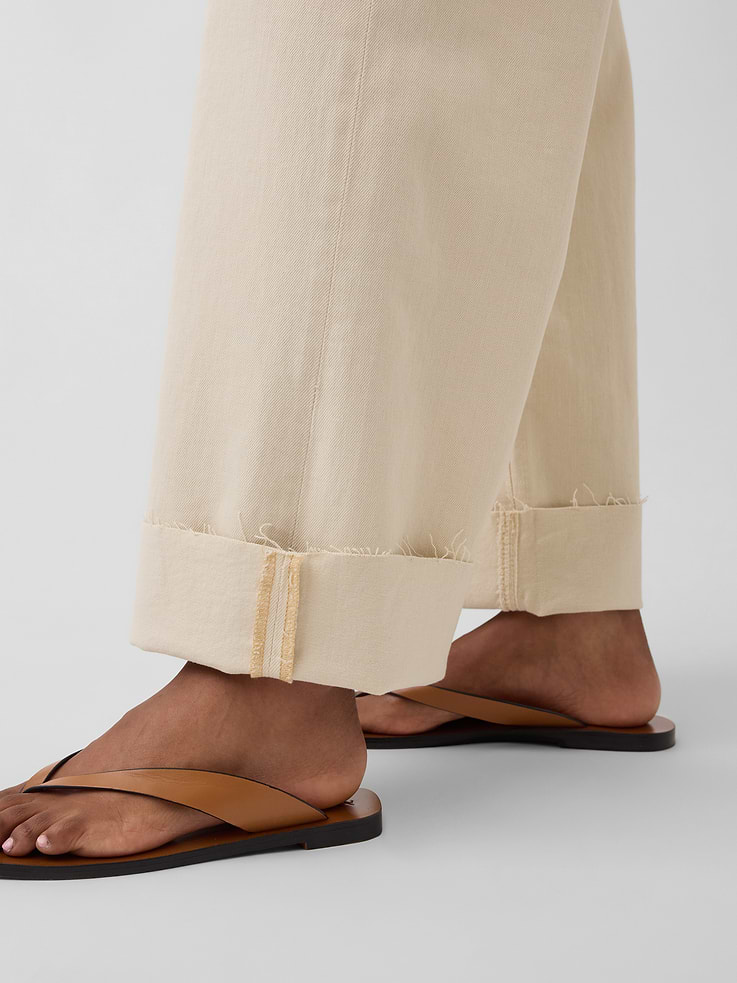 Image number 5 showing, High Rise Stride Wide-Leg Ankle Jeans
