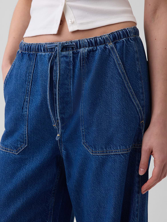 High Rise UltraSoft Easy Barrel Jeans