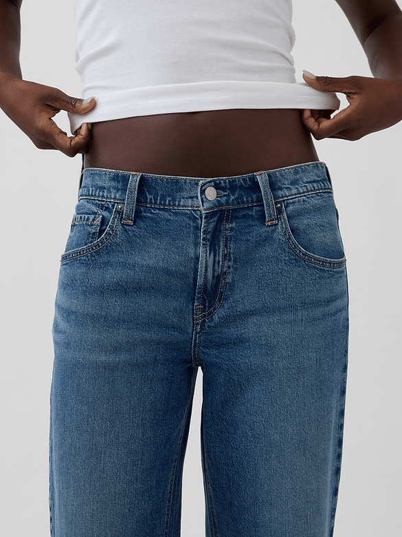 Low Rise '90s Loose Jeans