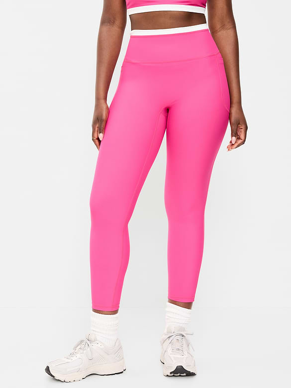 Extra-High Waisted PowerSoft Boundless 7/8 Pocket Leggings – No Front Seam