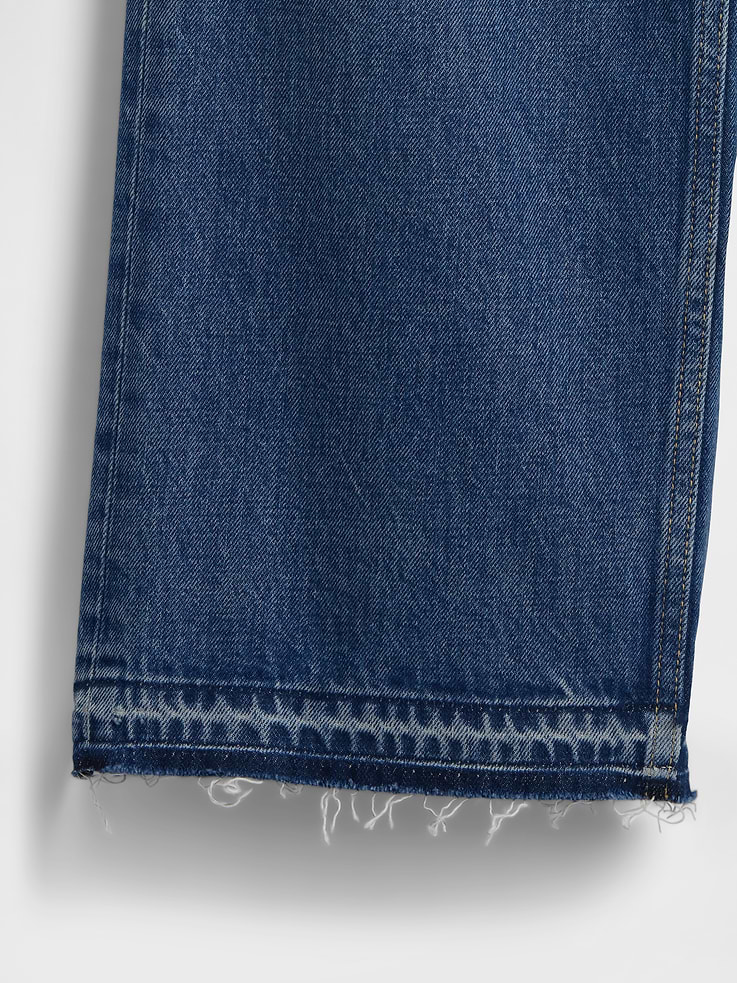 Image number 5 showing, Low Slung Relaxed Crop Jeans