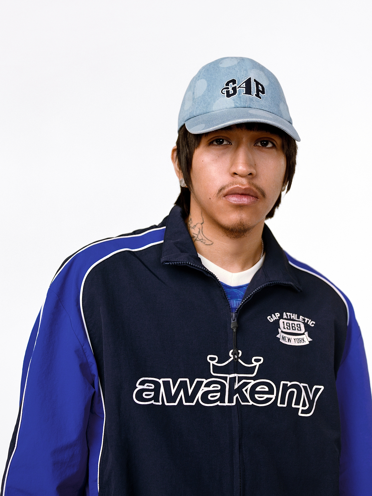 Gap × Awake NY Dotted Denim Baseball Hat | Gap