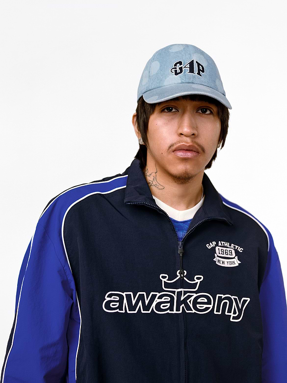 Gap × Awake NY Dotted Denim Baseball Hat