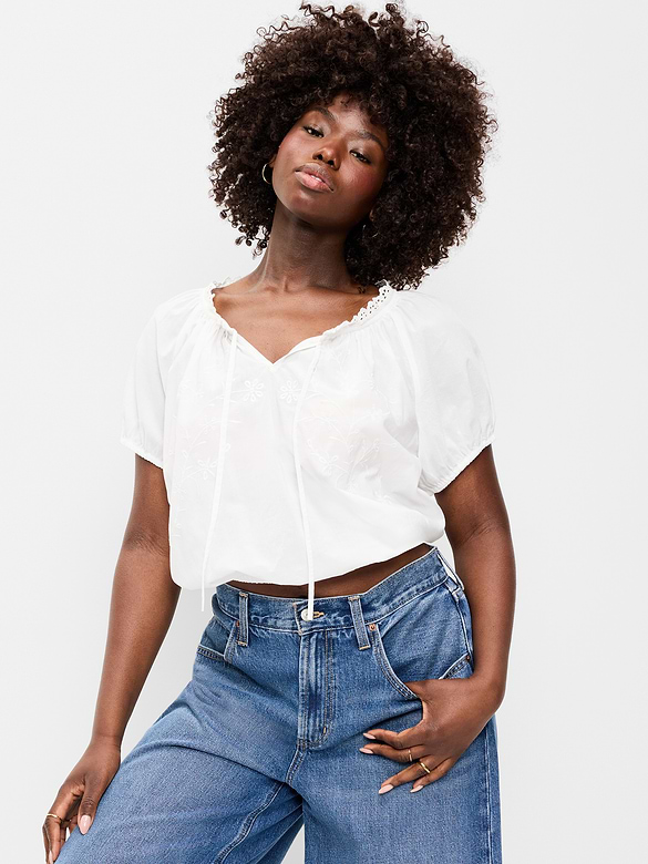 Bubble Hem Top