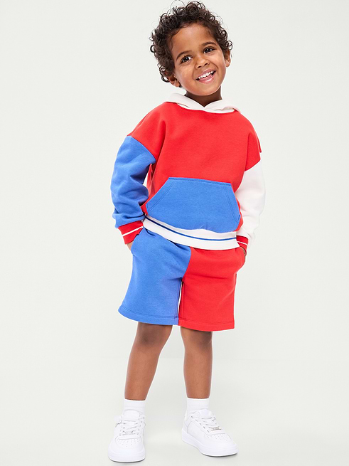 Fleece Fleece Color-Block Shorts for Toddler Boys on clearance at Old Navy — 50% off