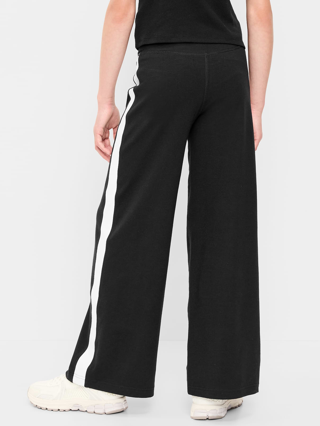 Image number 2 showing, High-Waisted PowerChill Crossover Wide-Leg Pants for Girls