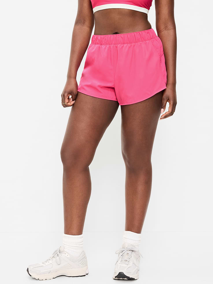 Image number 3 showing, Mid-Rise StretchTech Run Shorts -- 3-inch inseam