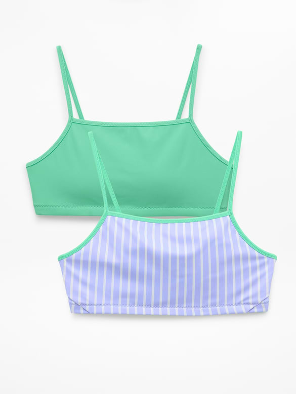 Athleta Girl Reversible Square Neck Bikini Top