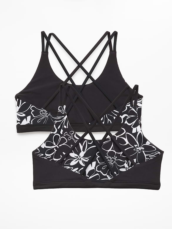 Athleta Girl Reversible Strappy Bikini Top
