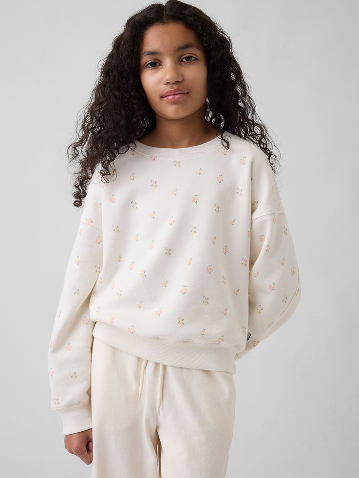 Image number 1 showing, Kids VintageSoft Wedge Crewneck Sweatshirt