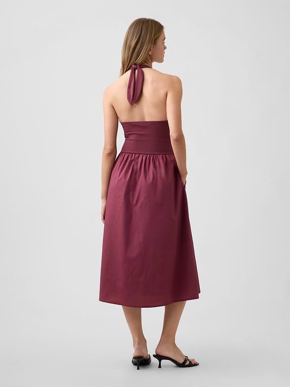 Halter Midi Dress