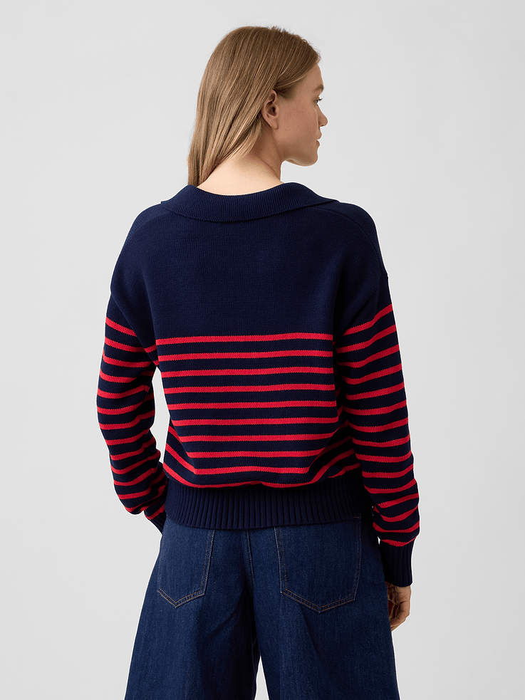 Image number 2 showing, Relaxed Collared Sweater