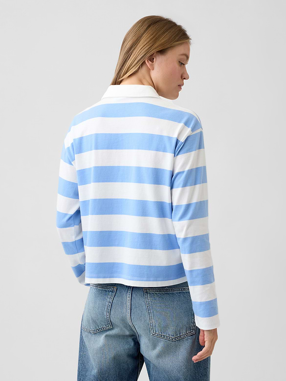 Relaxed Rugby Polo Shirt