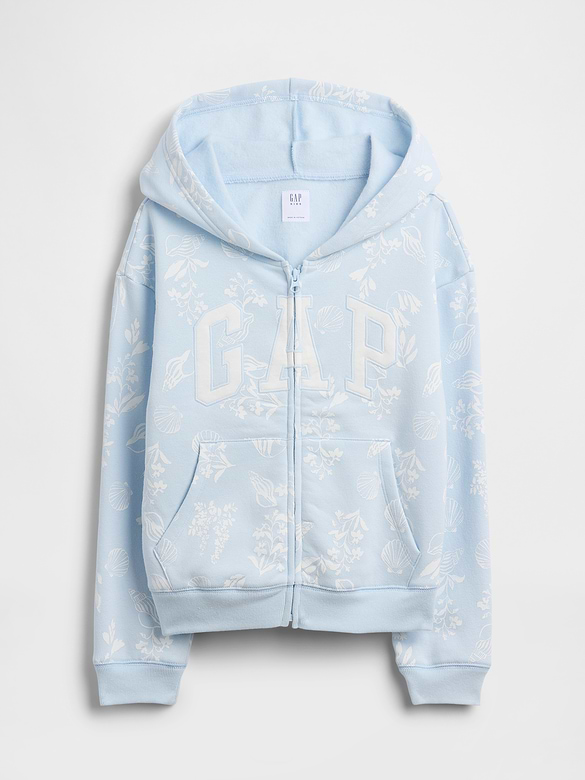 Kids Relaxed Gap Logo Zip Hoodie