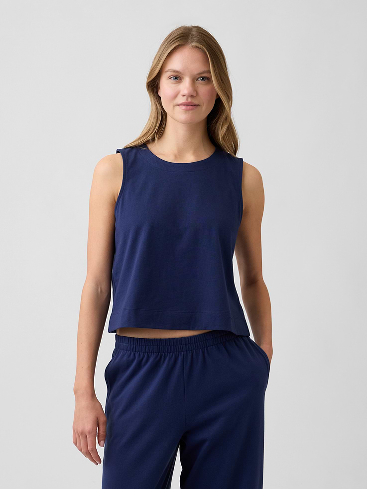 Image number 1 showing, Crewneck Shell Tank Top