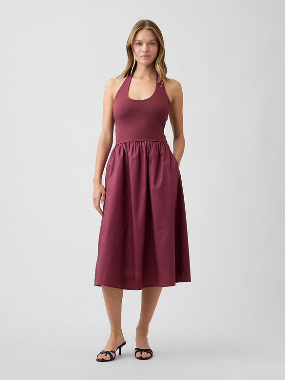Halter Midi Dress