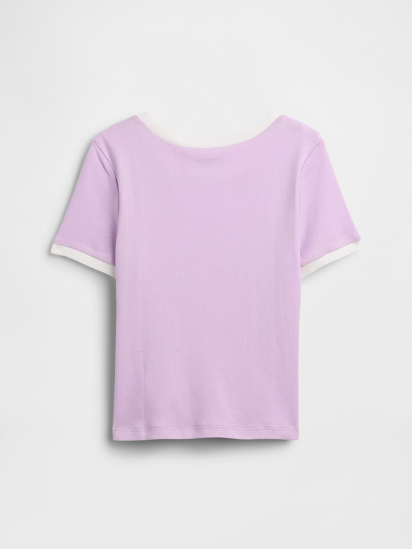 GapKids × Disney Lilo and Stitch Ringer T-Shirt