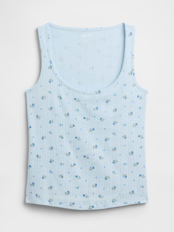 Pointelle PJ Tank Top