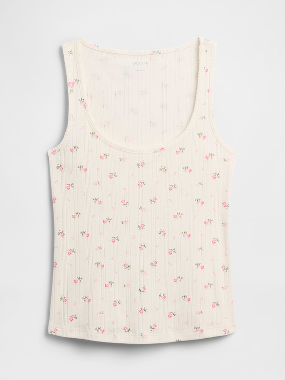 Pointelle PJ Tank Top