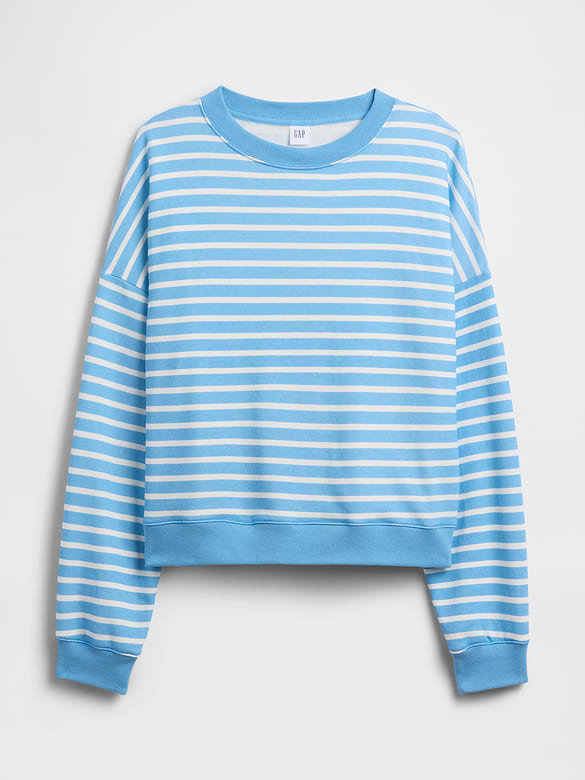 Relaxed Wedge French Terry Sweatshirt