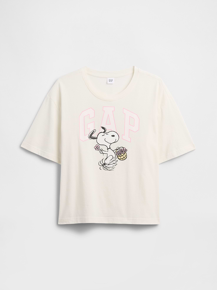 Image number 5 showing, Peanuts Oversized Gap Logo T-Shirt