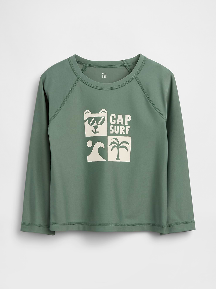 Image number 1 showing, Baby & Toddler Swim Rash Guard