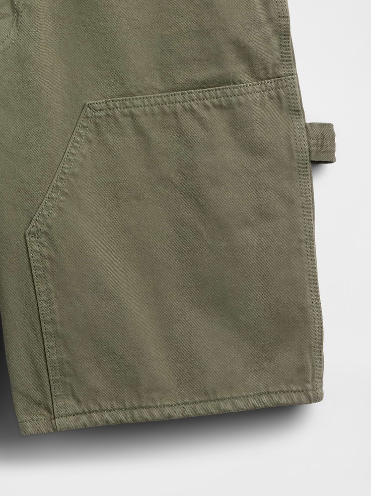 Image number 5 showing, 9" Loose Denim Carpenter Shorts