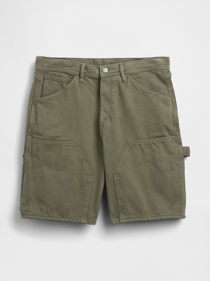 Image number 7 showing, 9" Loose Denim Carpenter Shorts