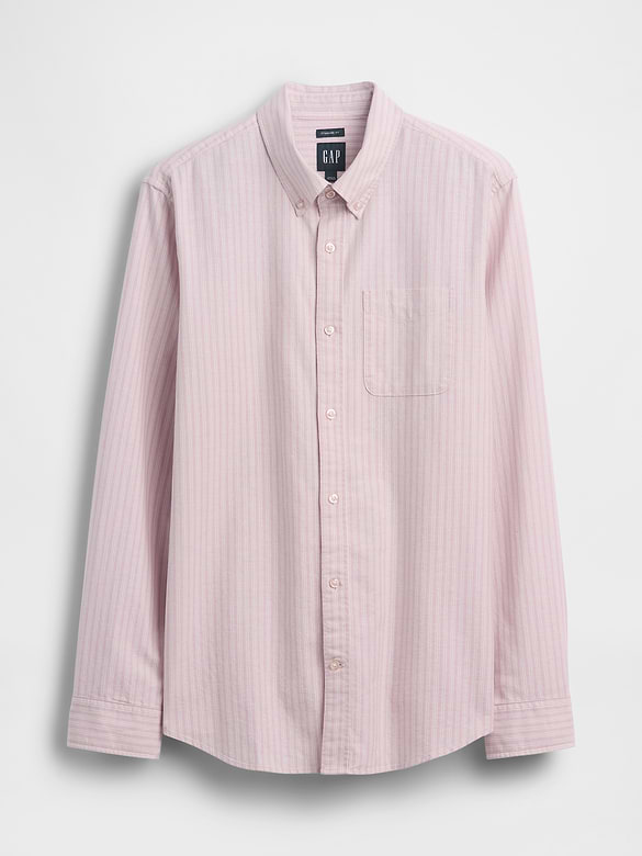 Plaid Oxford Button-Down Shirt
