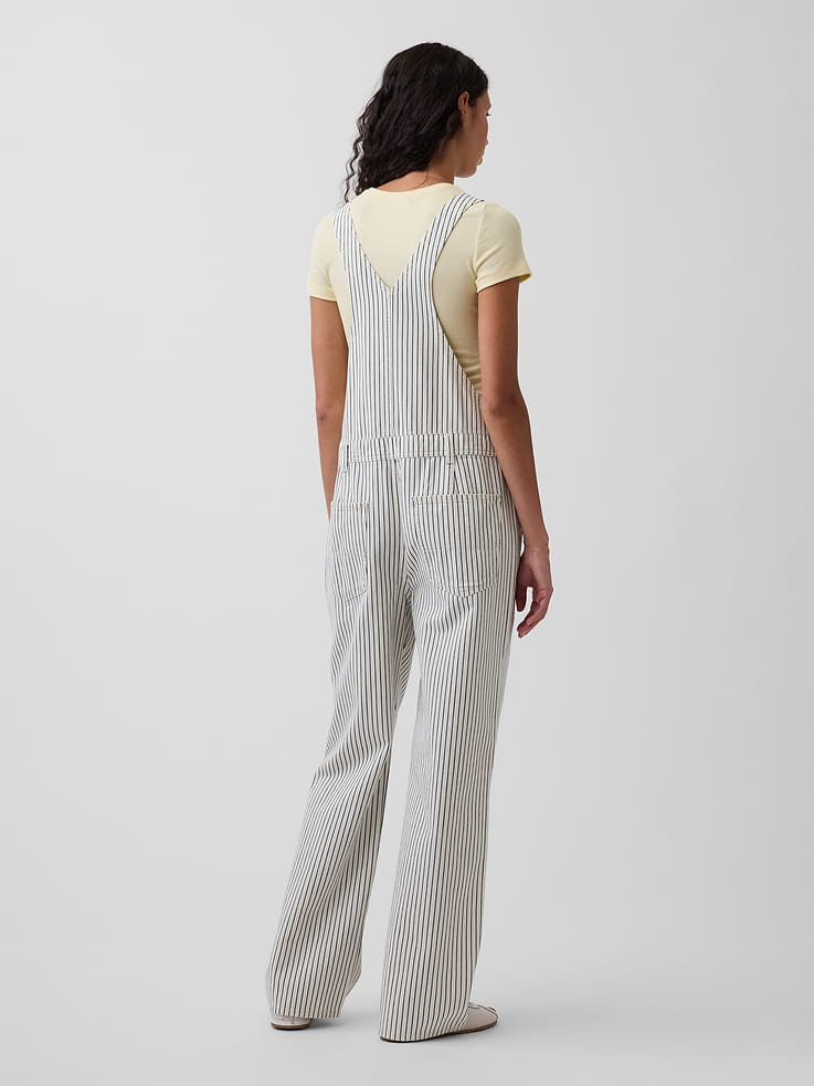 Image number 2 showing, Relaxed Denim Stripe Overalls